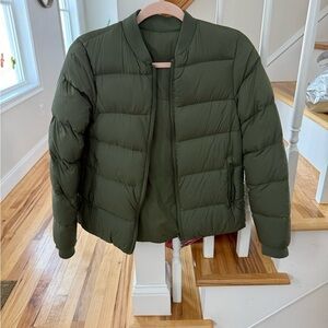 lululemon athletica Green Puffer Jacket